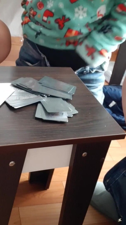 A card game turned into a hot lesbian threesome | Clip 2