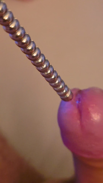 German teen loves to play with his urethra