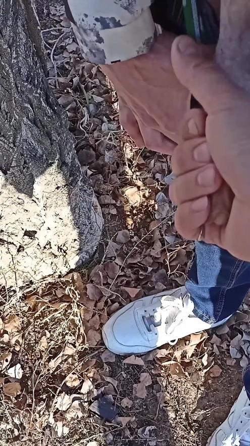 Outdoor milking of a dick, pissing with a huge hose of an impudent schmuck!