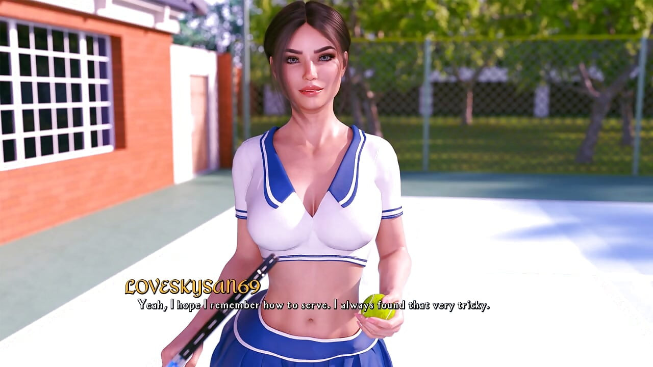 Bir dik olmak 0.4.0 bölüm 46 Jill tenis iyi oyun loveskysan69
