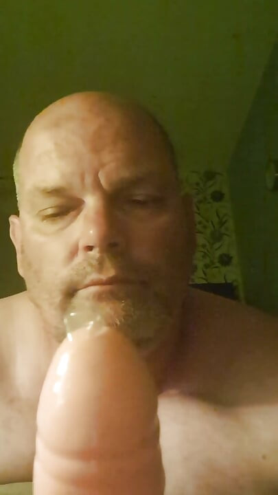 The Slut's Dildo Training Continues