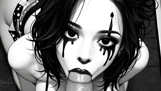 Hentai anime - mädchen mit dickem arsch lutscht gerne schwanz