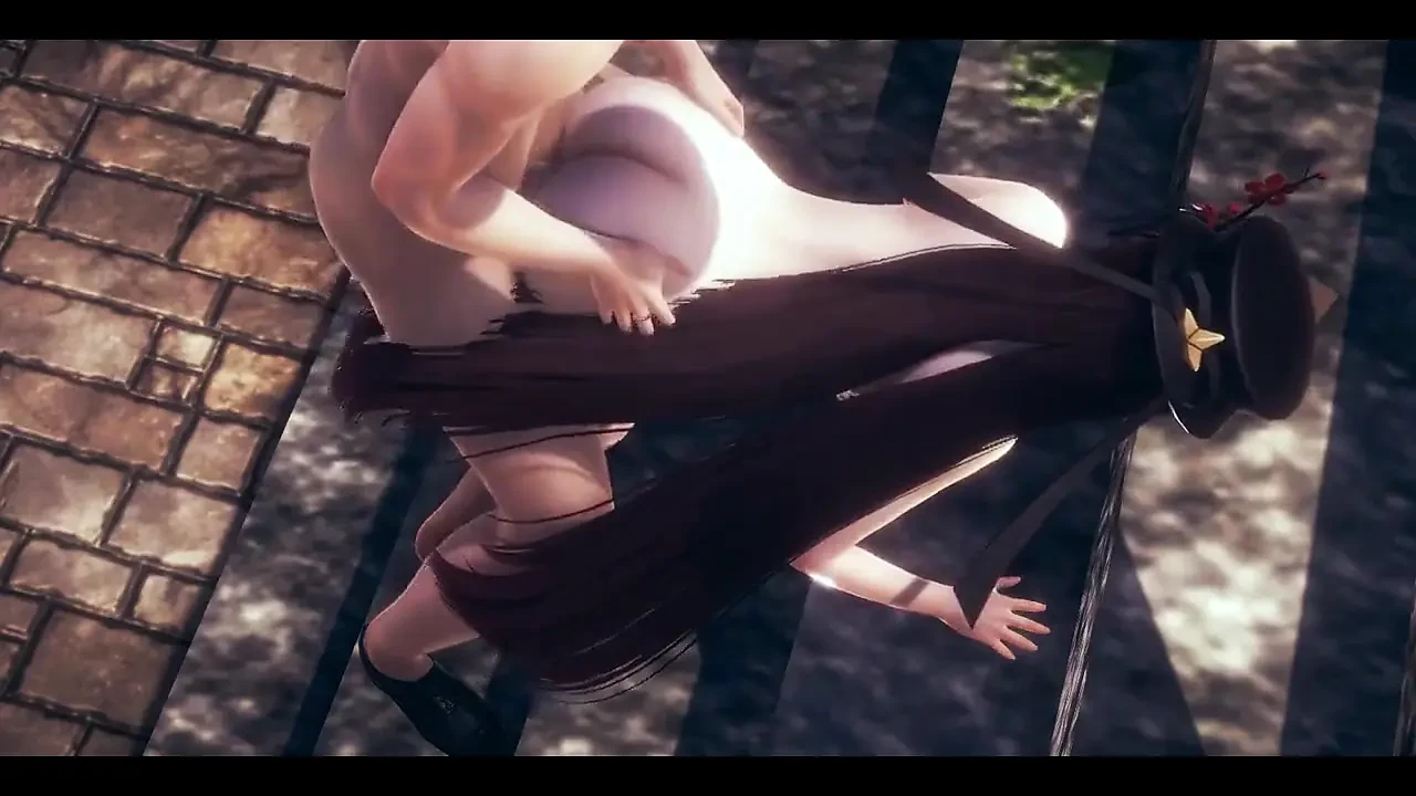 Genshin Impact Hentai - Hu Tao Blowjob and Fucked with Creampie Uncensored - Japanese Asian Manga Anime Film Game Porn