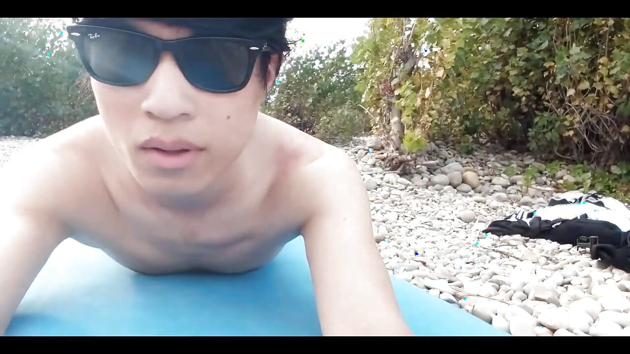 My First Time Naked on This Naturist Beach in France, so I Feel Like a Shy Boy, Because Men Look at Me, They Approach Me