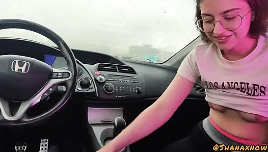 Yağmur fırtınası sırasında 4k oral seks