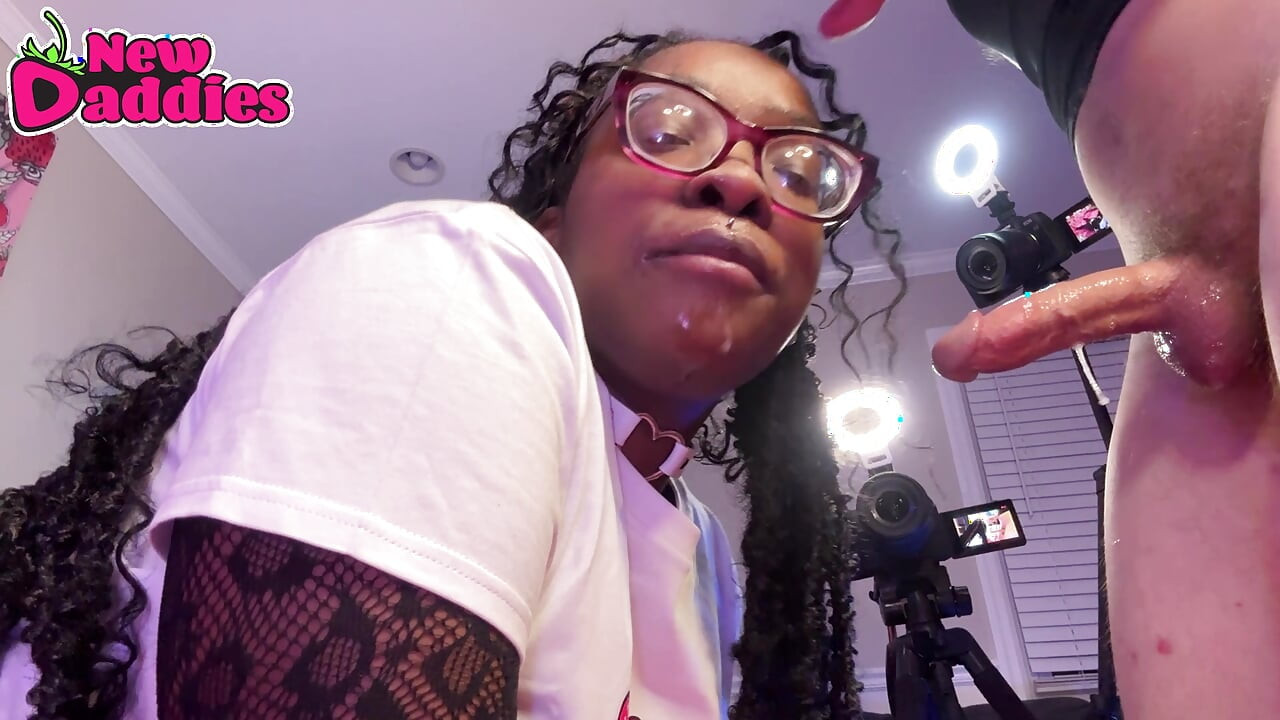 Premium Ebony Throat - Bwc Face Fucking Big Tits Black Babe