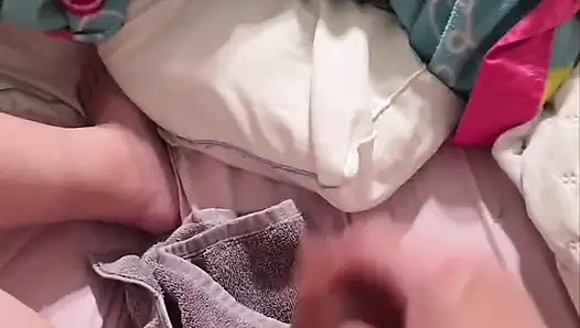 Dildo fun before hubby gets home.