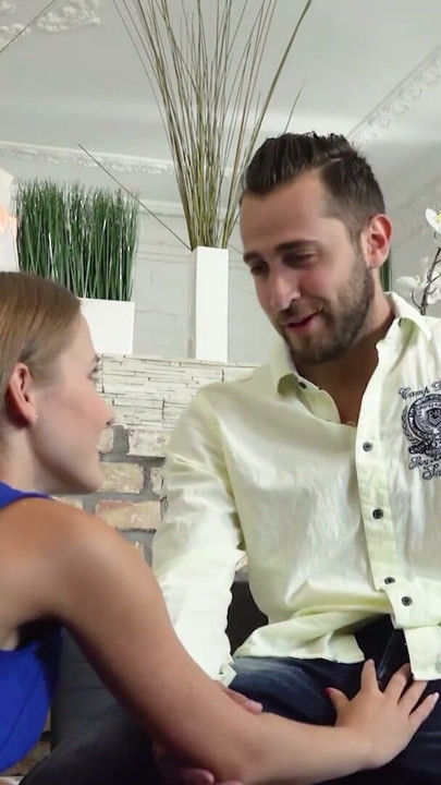 On the couch, oral sex turns into a wild ride and deep hard | Clip 1