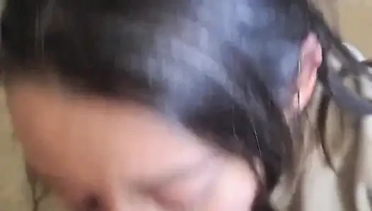 Nyepong kontol dadakan