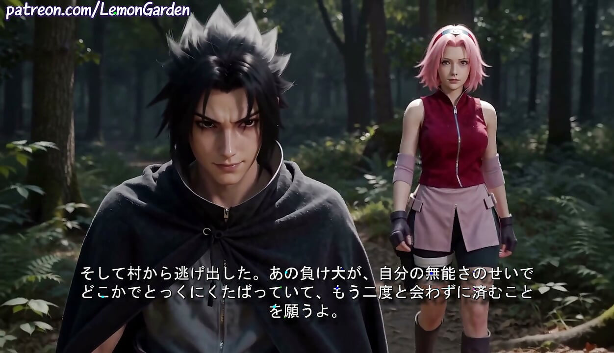Pink-Haired Kunoichi got the sex of her dreams in Konoha's Forbidden Forest 3d Hentai Naruto x Sakura