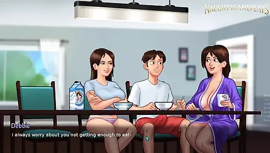Summertime Saga Part 51 By DarkCookie, Sexy Big Ass Girl Fucked by BWC, 3D Game