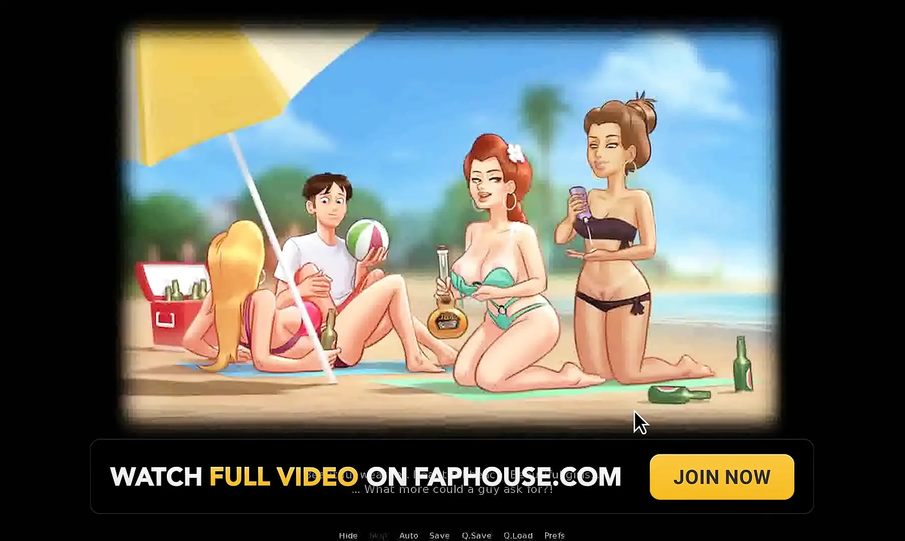 Summertime saga: naughty party with sexy college girls on the beach ep 202