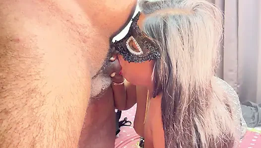 Halsfick blowjob bhabhi desi