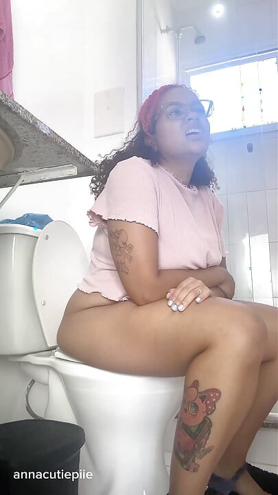 Fart Explosion After Eating Milk Intolerant Chubby Girl Bloated and Stuffed