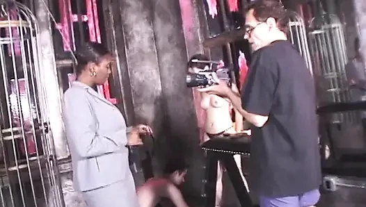 Watch behind the scenes footage of kinky BDSM girls in action