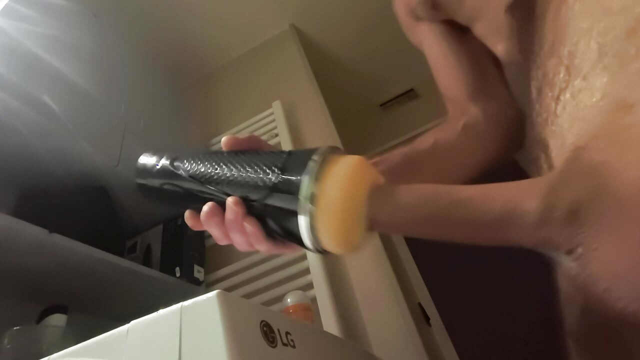 Toys riding hard and creampie, intense orgasm