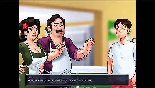 Summertime saga - Eva had her baby ... Johannes fucked Maria while tony was there