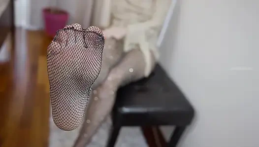 Fuß und nylonfick 3