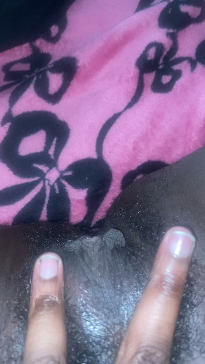 BLACK ebony hairy whore pussy