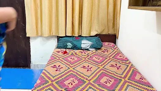 Indian Tharki Stepmom Teach How to Make Love with Girlfriend Step Son in Hindi