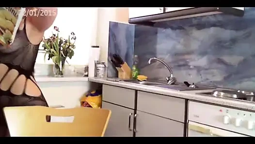 Seksidea'da büyük götlü sarışın genç kız