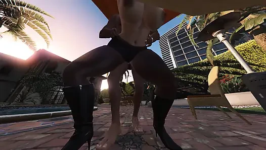 GTA 5 Franklin und Amanda Full 35-minütiger Film in Michaels haus