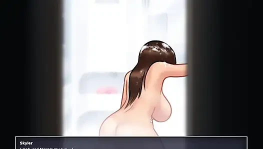 Early Morning Sex With Step Sister Below Shower