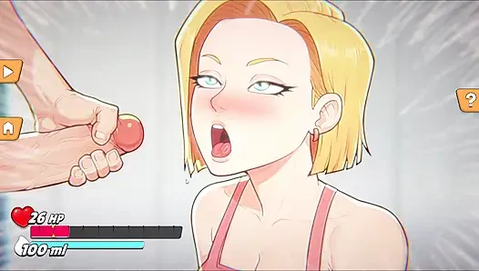 Android 18 Gears Deep - Android 18 Leaving Krillin Dry