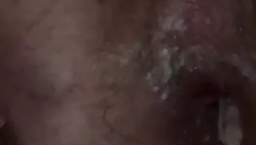 Kahrolası benim menhole ile bir büyük siyah yapay penis