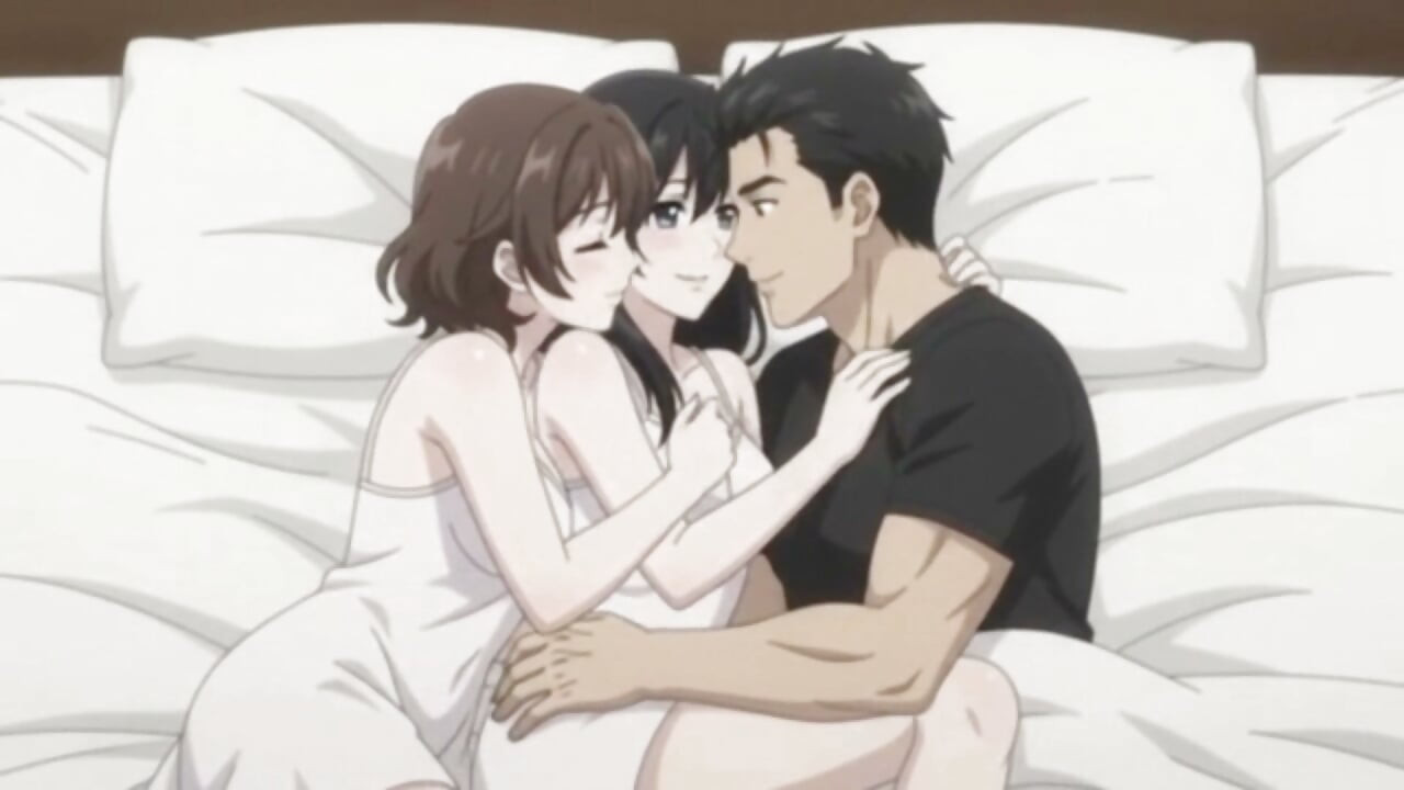 Surprise by girlfriend she invite her friend for threesome