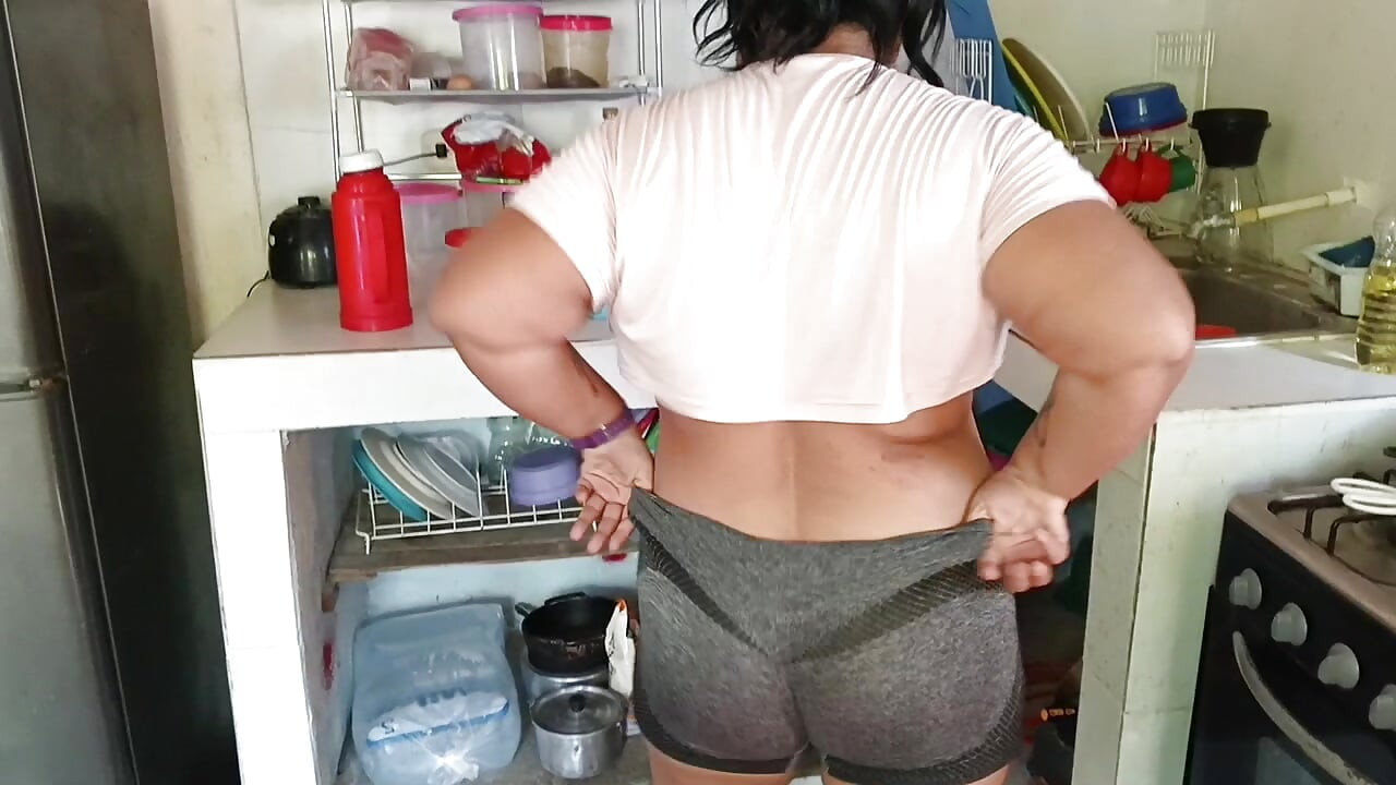 Chubby big ass likes to show off her big ass and tit she has to be seen