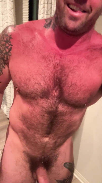 Big Man Cums From Anal Stimulation