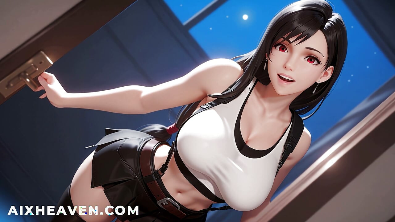Tifa Lockhart Randevu Uygulamasından Bir Yabancı ile Sikişiyor! Final Fantasy Vii 7 Hentai Sansürsüz POV