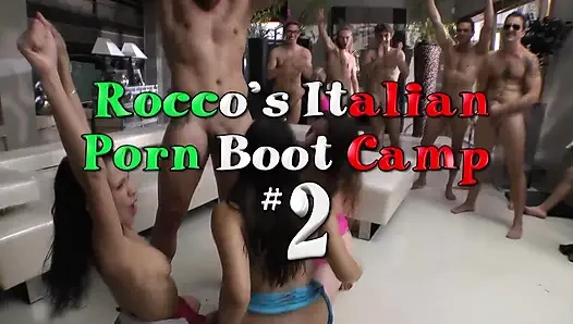 İtalyan Çizme Kampı Grup Seks Kızıl Saçlı Sert Sikiliyor