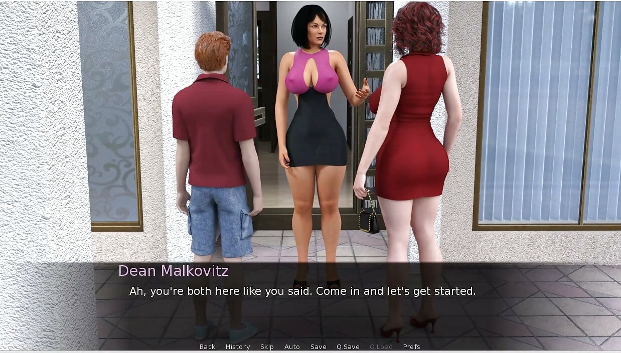 Milftopia- joc de roluri - Landlady se întâlnește cu chiriașul facultății Dean
