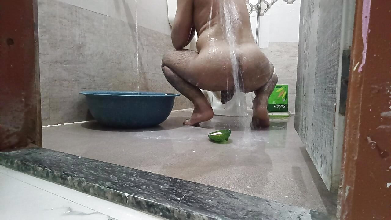 I always go naked in the bathroom.