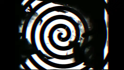 Entspannen sie sich und schauen sie auf die spirale