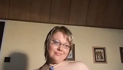 Fat Hairy Slit Gets Dildo
