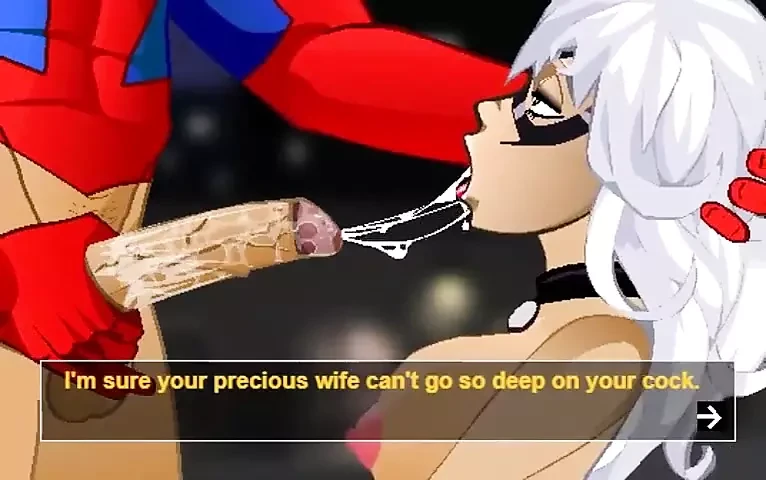 Spiderman Black Cat Felatio Gameplay oleh Loveskysan