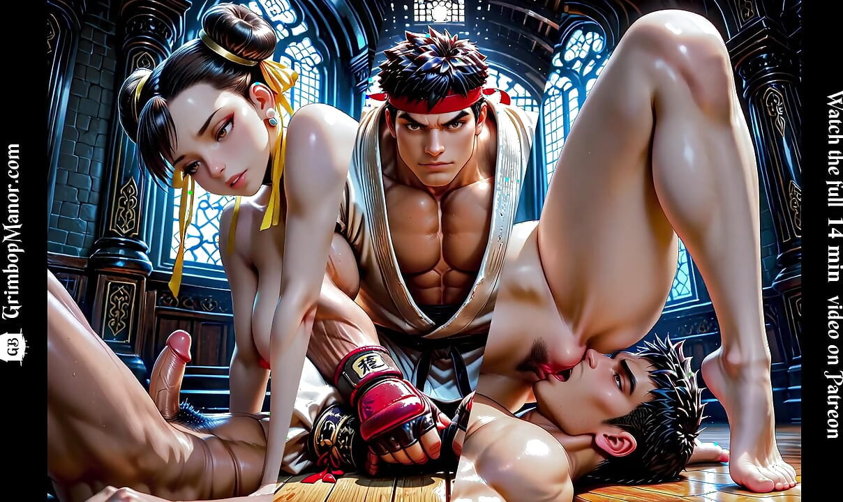 Street Fighter Futai: Shoryuken sus pizda lui Chun Li
