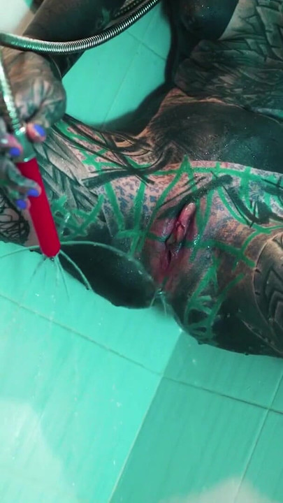 Solo Teen Masturbation Testing My New Shower Wand Toy | Clip 1