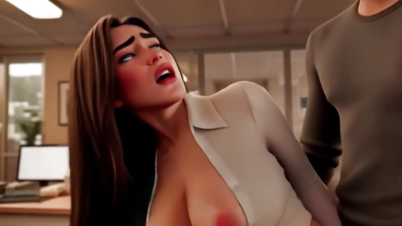 Copy Room Slut - Horny office girl gets fucked in the copy room