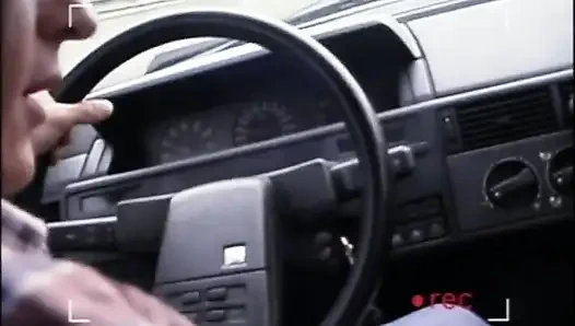 Schöner blonder arschfick in dogging-position ... in den mund kommen