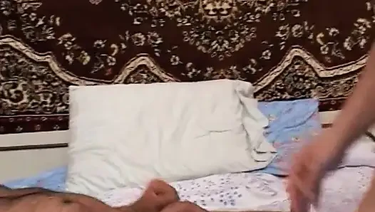 Pregnant woman rides a hard cock