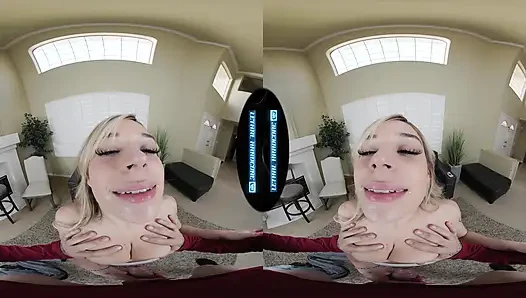 TÖDLICHER HARDCORE VR - du bist zu hause vom college und fick den heißen Babysitter des stiefvaters