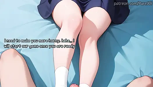 Akane Kurokawa makes you orgasm hard with her feet (Censored JOI)