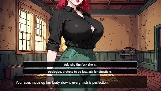 Ai jessica, rothaarige visual novel original