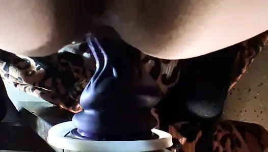 Just SquirtingSkittlez with her favorite toy.