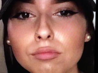 Cumtribute French Brunette
