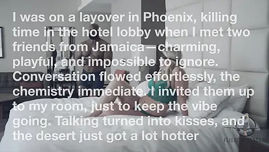 Phoenix Layover Hotel Threesome